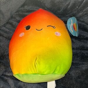 Squishmallows Ximena the Mango multi colored Plush 8” NWT